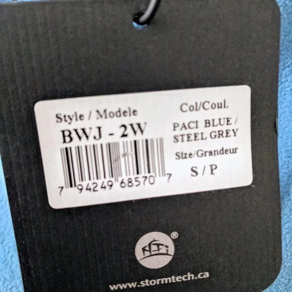 Stormtech Ricoh Fleece Jacket Sz S  Steel Blue - Picture 5 of 7